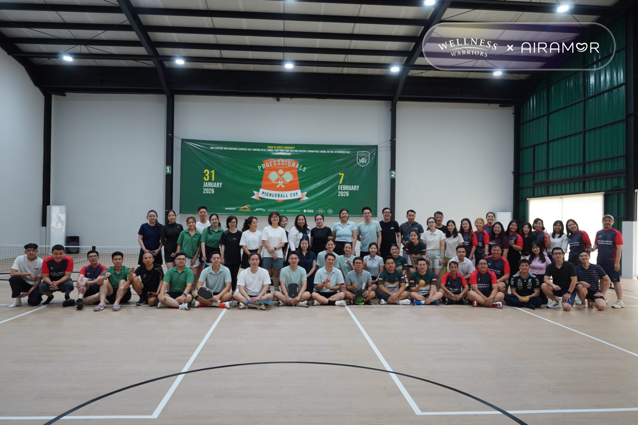 Read more about the article Airamor Membersamai Grace Tahir Dan Wellness Warrior Di Event Pickleball Cup